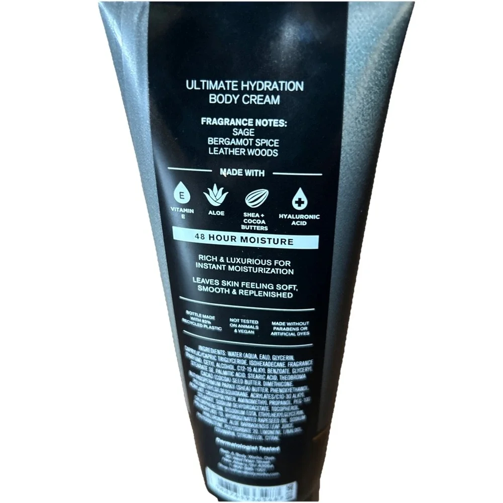 BATH‎ & BODY WORKS GRAPHITE MEN'S COLLECTION (2025) PRESENTATION BODY CREAM 8OZ